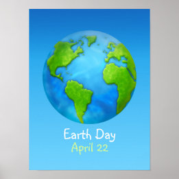 Póster Poster del Día de la Tierra