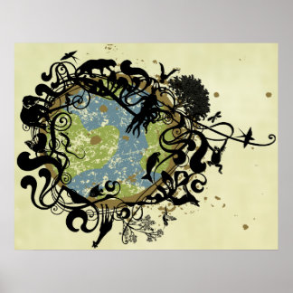 Póster Poster del Día de la Tierra
