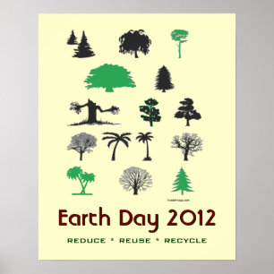 Póster Poster del Día de la Tierra 2012