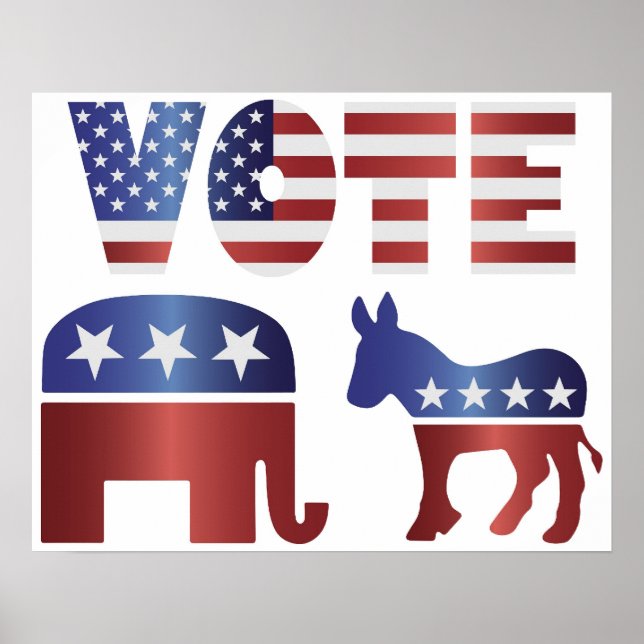 Póster Poster del día de las elecciones (Frente)