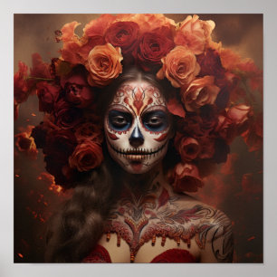 Póster Poster del Día de los Muertos   Día del De
