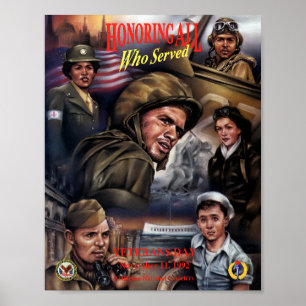 Póster Poster del Día de los Veteranos de 1992