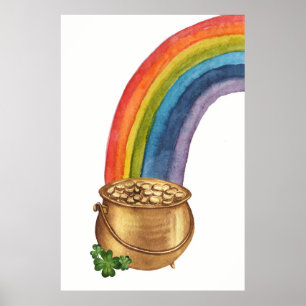 Póster Poster del Día de Oro San Patricio