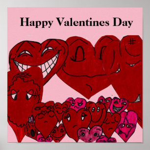 PÓSTER POSTER DEL DÍA DE SAN VALENTÍN