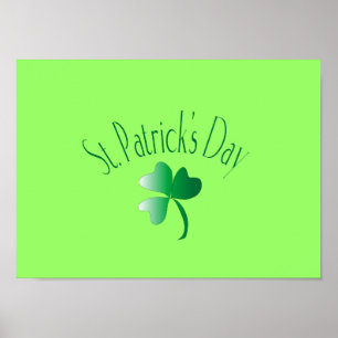Póster Poster del día de St Patrick