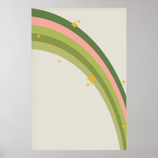 Póster Poster del Día del Arcoiris St Patrick