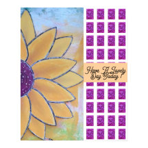 Poster del Día del Girasol