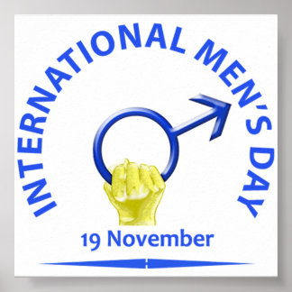 Póster Poster del Día del Hombre