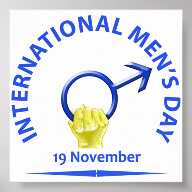 Póster Poster del Día del Hombre (Frente)
