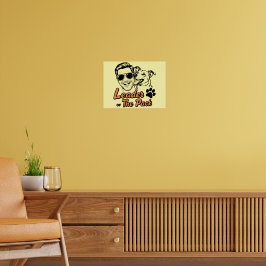 Póster Poster del Día del Padre de Perro - Líder del Paqu