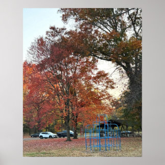 Póster Poster del Día del Parque Otoño