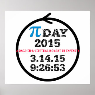 Póster Poster del Día del Pi 2015: ¡Celebrar el infinito!