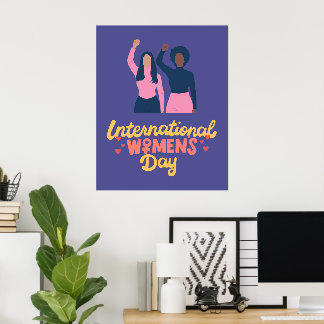 Póster poster del Día Internacional de la Mujer