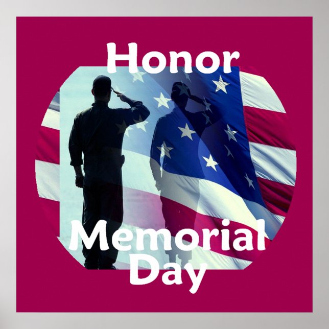 Póster Poster DEL DÍA MEMORIAL Imprimir (Frente)