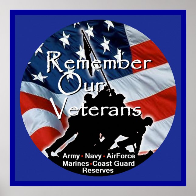 Póster Poster DEL DÍA MEMORIAL Imprimir (Frente)