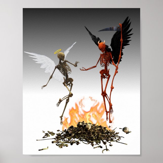 Póster Poster del diablo de Fallen Angel Demon (Frente)