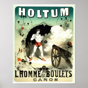 Póster Poster del dictador del circo de Juan Holtum