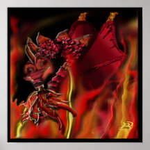 Poster del dragón de Crimson