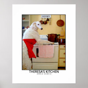 Póster Poster del duende malicioso del Wolfhound para el