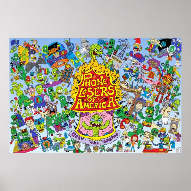 Póster Poster del EPL de Nik (fondo azul) (Frente)