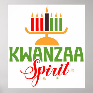 Póster Poster del espíritu de Kwanzaa
