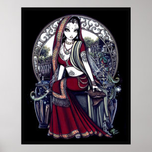 Póster Poster del este de la hada de la bailarina de la