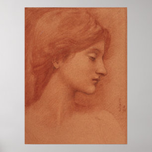 Póster Poster del estudio CC0009 de Burne-Jones