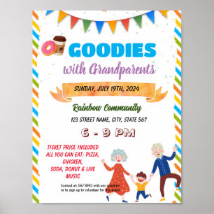 Póster Poster del evento Goodies para los Abuelos