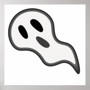 Póster Poster del fantasma de Halloween