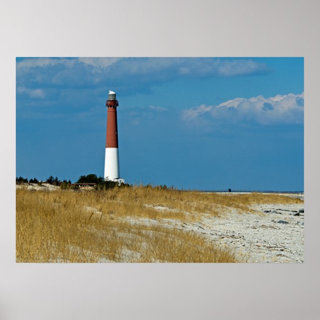 Póster Poster del faro de Barnegat (Frente)