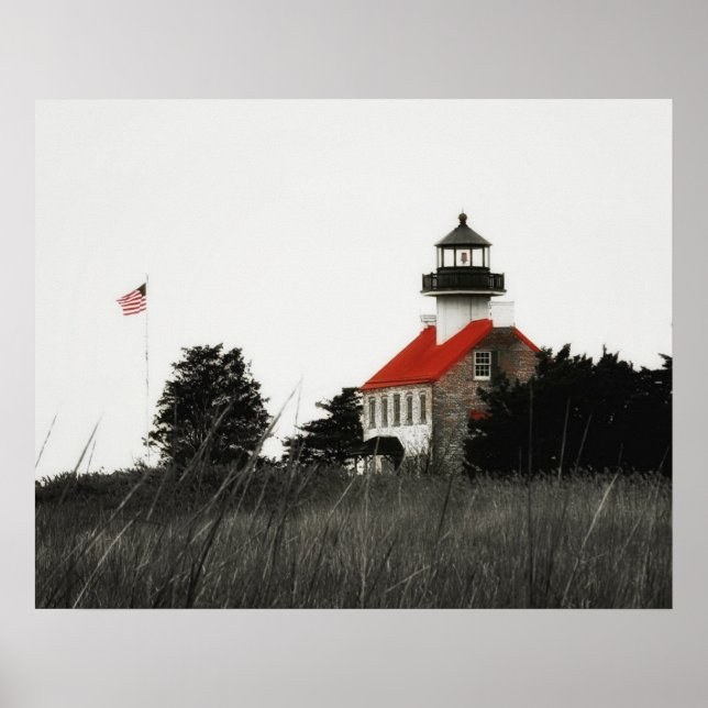 Póster Poster del faro de East Point (Frente)