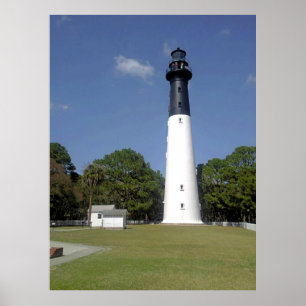 Póster Poster del faro de la isla de Sullivan