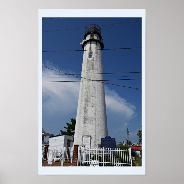Póster Poster del faro de la isla Fenwick (Frente)