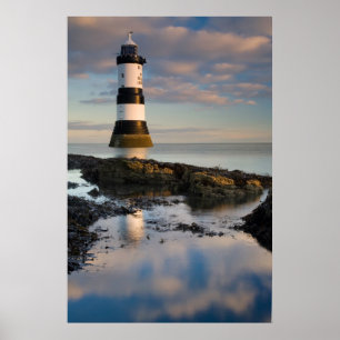 Póster Poster del faro de Penmon