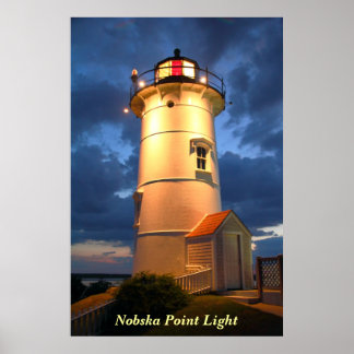 Póster Poster del faro Nobska Point