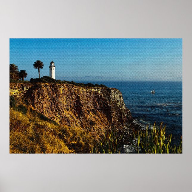 Póster Poster del faro Point Vicente (Frente)