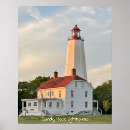 Póster Poster del faro Sandy Hook