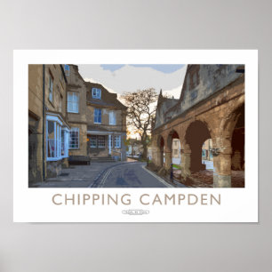 Póster Poster del ferrocarril de Chipping Campden