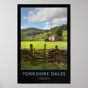 Póster Poster del Ferrocarril de Yorkshire Dales