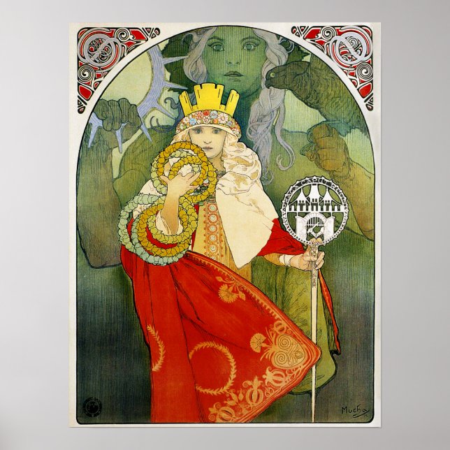 Póster Poster del festival Alphonse Mucha Sokol (Frente)