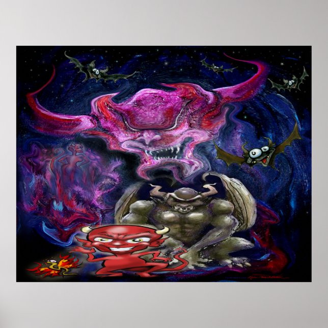 Póster Poster del Festival de Artes Oscuras (Frente)