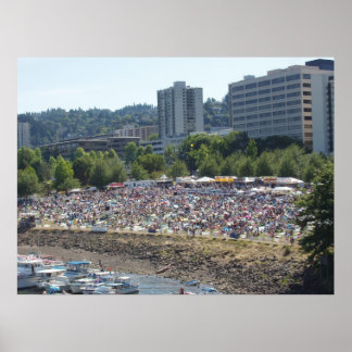 Póster Poster del Festival de Blues de Portland, 4 de jul