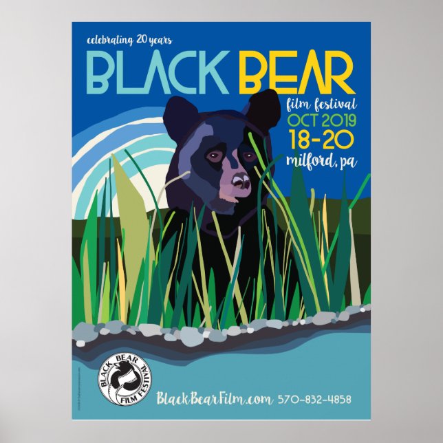 Póster poster del Festival de Cine del Oso Negro 2019 (Frente)