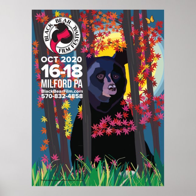 Póster poster del Festival de Cine del Oso Negro 2020 (Frente)