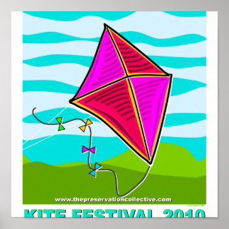 Póster poster del Festival de Cometas de 2010
