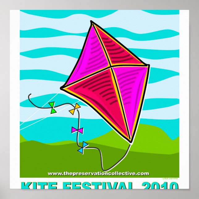 Póster poster del Festival de Cometas de 2010 (Frente)