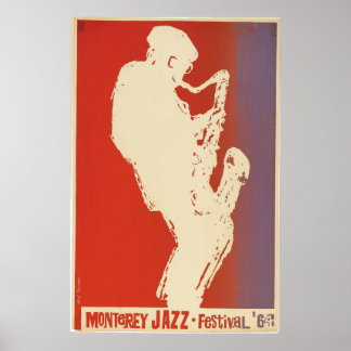 Póster Poster del Festival de Jazz de Monterey de 1964