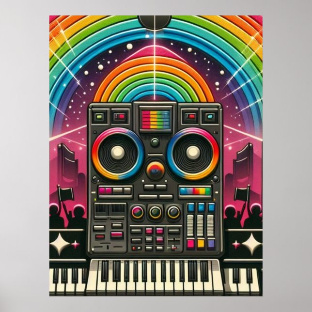 Póster Poster del Festival de Música (Frente)