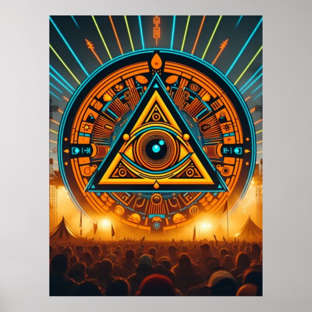 Póster Poster del Festival de Música (Frente)