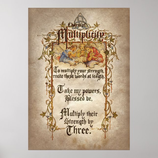 Póster poster del fiesta de hechizos de bruja fría (Frente)